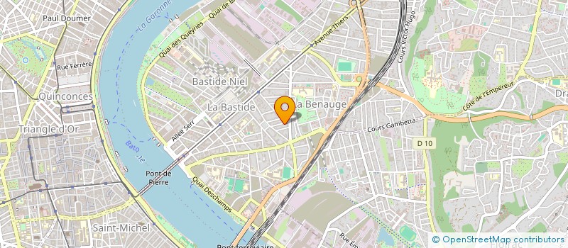 localisation de l'entreprise MONSIEUR ROMAIN CROVELLA  BORDEAUX