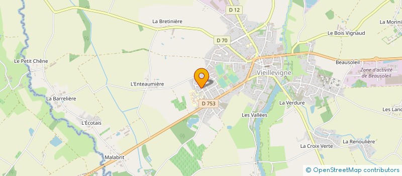 localisation de l'entreprise MONSIEUR ROMAIN CUSTODIO à VIEILLEVIGNE