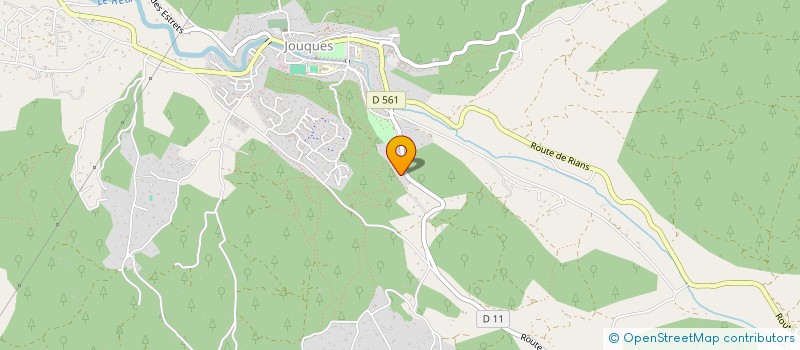 localisation de l'entreprise MONSIEUR ROMAIN CUVELIER  JOUQUES