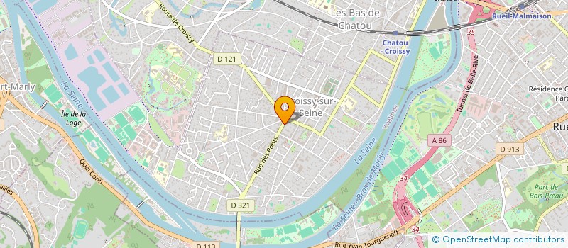 localisation de l'entreprise MONSIEUR ROMAIN CUVILLIER  CROISSY-SUR-SEINE