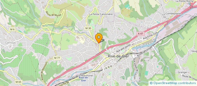 localisation de l'entreprise MONSIEUR ROMAIN D AVERSA  RIVE-DE-GIER