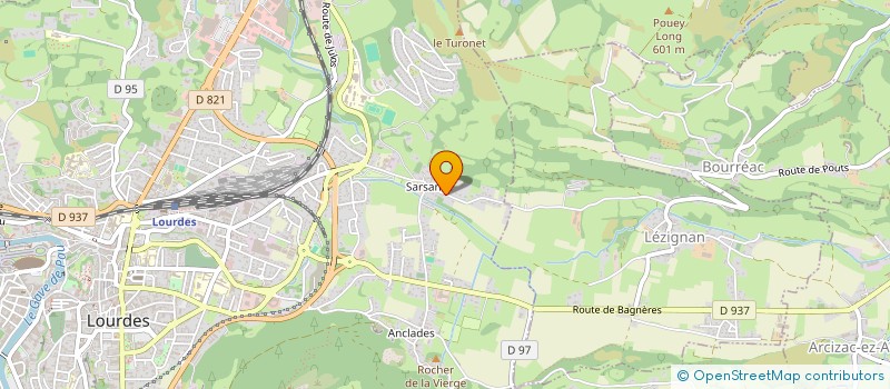 localisation de l'entreprise MONSIEUR ROMAIN DA SILVA à LOURDES