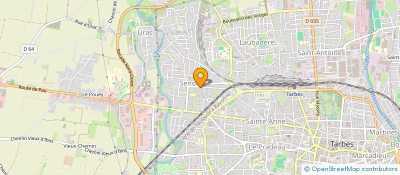 localisation de l'entreprise MONSIEUR ROMAIN DA SILVA  TARBES