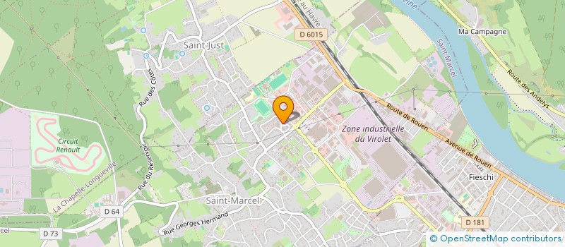 localisation de l'entreprise MONSIEUR ROMAIN DACHER  SAINT-MARCEL