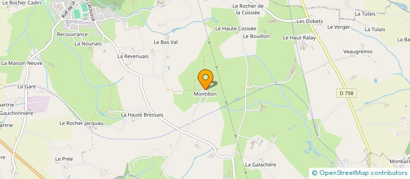 localisation de l'entreprise MONSIEUR ROMAIN DACQUAY  SAINT-GERMAIN-EN-COGLES