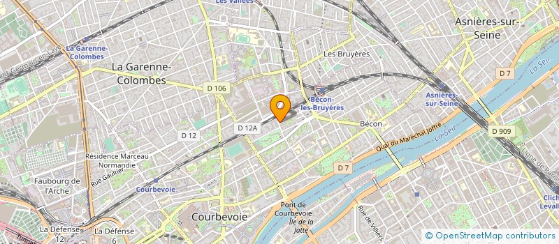 localisation de l'entreprise MONSIEUR ROMAIN DAGORN à COURBEVOIE
