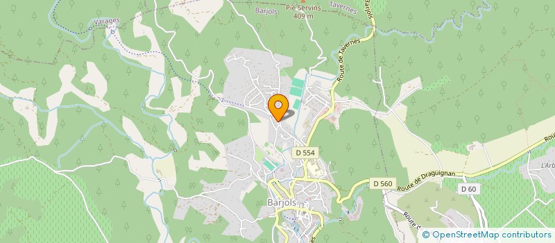 localisation de l'entreprise MONSIEUR ROMAIN DAMERON  BARJOLS