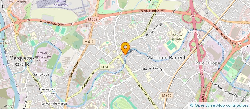 localisation de l'entreprise MONSIEUR ROMAIN DANES à MARCQ-EN-BARŒUL
