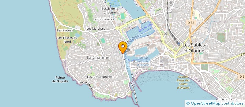 localisation de l'entreprise MONSIEUR ROMAIN DANIEL à LES SABLES D'OLONNE