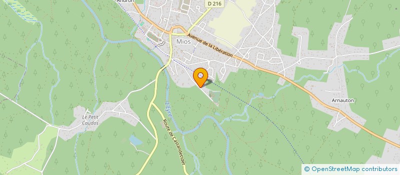 localisation de l'entreprise MONSIEUR ROMAIN DARLES  MIOS