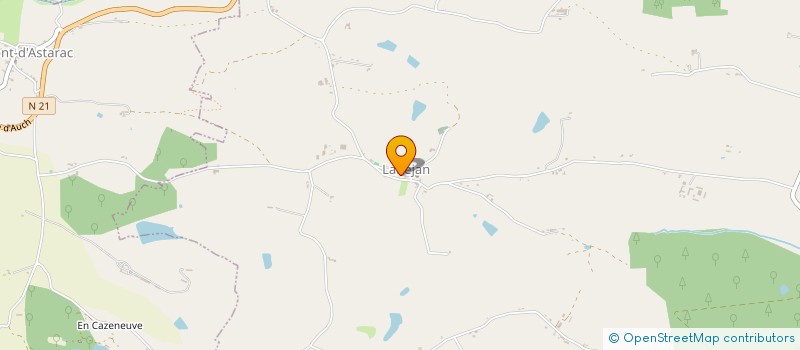 localisation de l'entreprise MONSIEUR ROMAIN DARRE  LABEJAN