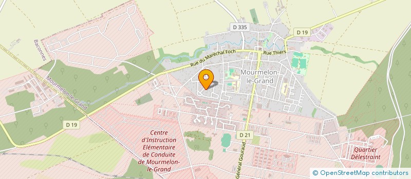 localisation de l'entreprise MONSIEUR ROMAIN DAUPHIN  MOURMELON-LE-GRAND