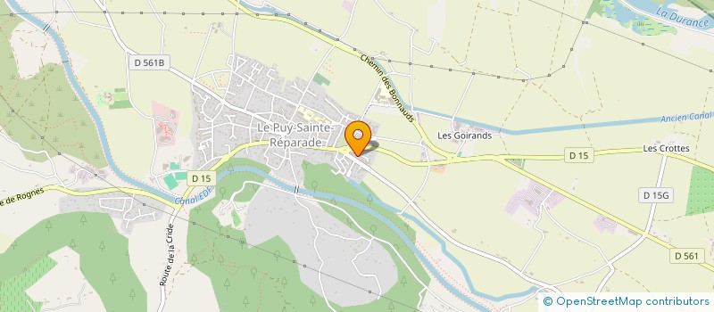 localisation de l'entreprise MONSIEUR ROMAIN DAVAULT à LE PUY-SAINTE-REPARADE