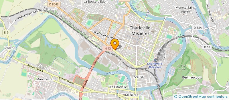 localisation de l'entreprise MONSIEUR ROMAIN DAVAZOGLOU  CHARLEVILLE-MEZIERES