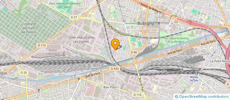 localisation de l'entreprise MONSIEUR ROMAIN DAVIAU  BOBIGNY