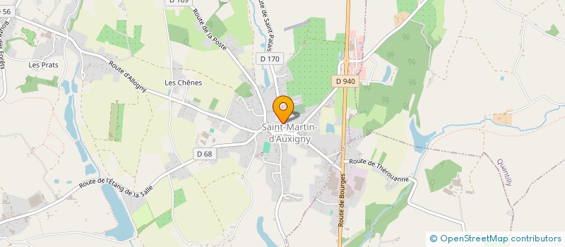 localisation de l'entreprise MONSIEUR ROMAIN DAVID  SAINT-MARTIN-D'AUXIGNY