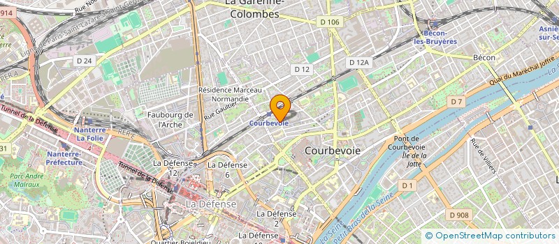 localisation de l'entreprise MONSIEUR ROMAIN DAVID à COURBEVOIE