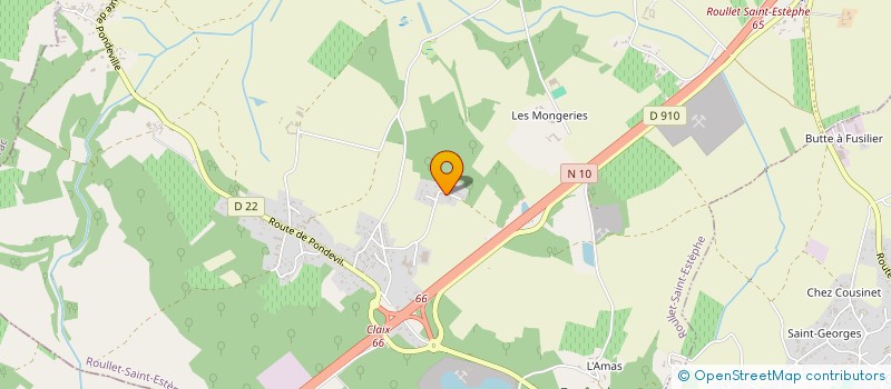 localisation de l'entreprise MONSIEUR ROMAIN DE MAGALHAES PEREIRA  ROULLET-SAINT-ESTEPHE