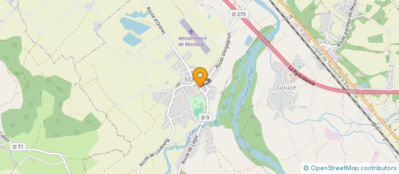 localisation de l'entreprise MONSIEUR ROMAIN DE OLIVEIRA  MASLACQ