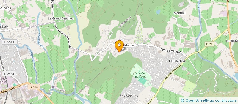 localisation de l'entreprise MONSIEUR ROMAIN DE PANDIS  LA CRAU