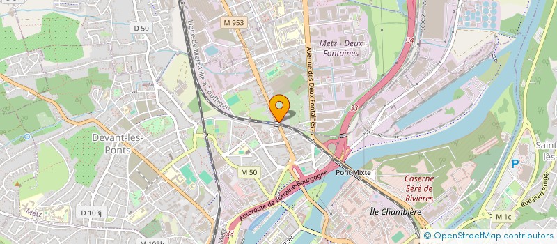 localisation de l'entreprise MONSIEUR ROMAIN DE RIGGI  METZ