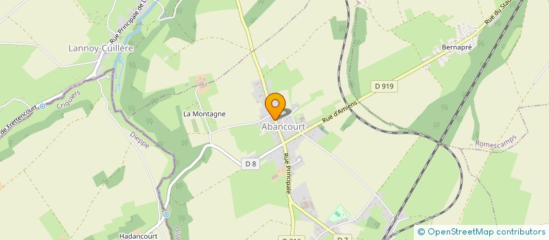 localisation de l'entreprise MONSIEUR ROMAIN DEBEAULIEU  LANNOY-CUILLERE