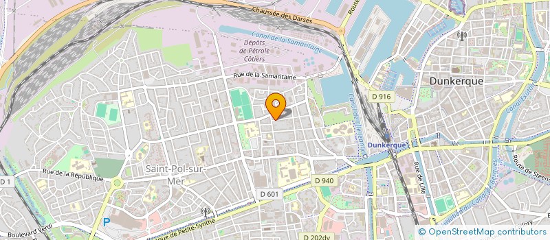 localisation de l'entreprise MONSIEUR ROMAIN DEBLOCK à DUNKERQUE