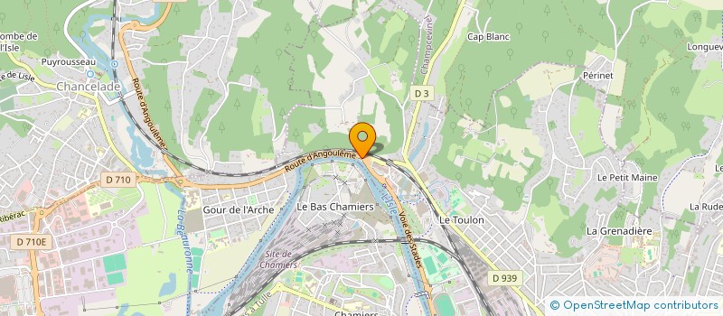 localisation de l'entreprise MONSIEUR ROMAIN DEBRUGE  CHANCELADE