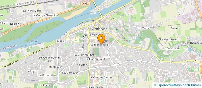 localisation de l'entreprise MONSIEUR ROMAIN DEBRUILLE  AMBOISE