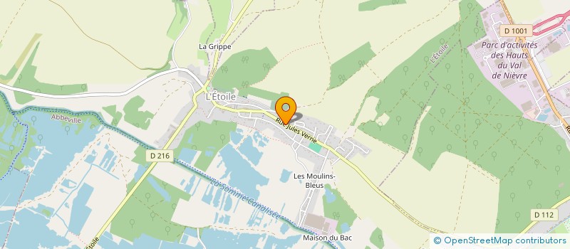 localisation de l'entreprise MONSIEUR ROMAIN DECLUDT à L'ETOILE