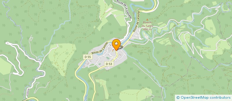 localisation de l'entreprise MONSIEUR ROMAIN DECOURT  VABRE