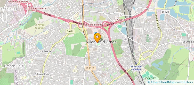 localisation de l'entreprise MONSIEUR ROMAIN DEGOULET  VILLENAVE-D'ORNON