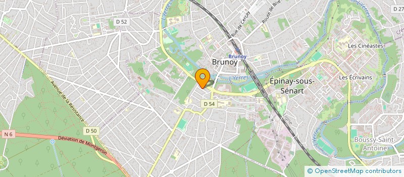 localisation de l'entreprise MONSIEUR ROMAIN DEHAY à BRUNOY