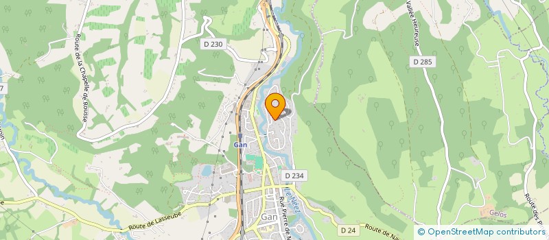 localisation de l'entreprise MONSIEUR ROMAIN DEJEUFOSSE  GAN