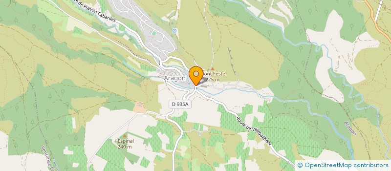 localisation de l'entreprise MONSIEUR ROMAIN DEL VALS  ARAGON