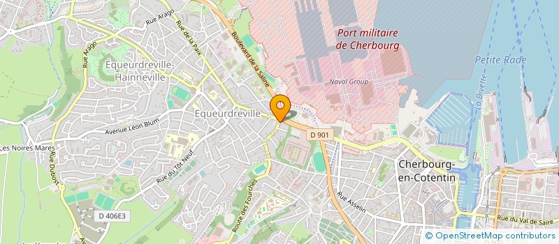 localisation de l'entreprise MONSIEUR ROMAIN DELACOUR  CHERBOURG-EN-COTENTIN