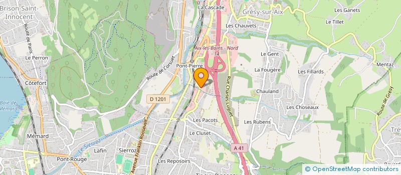 localisation de l'entreprise MONSIEUR ROMAIN DELAPORTE à GRESY-SUR-AIX