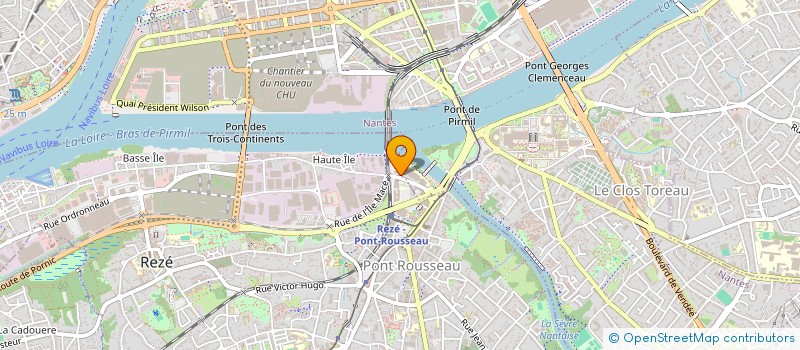 localisation de l'entreprise MONSIEUR ROMAIN DELAUNAY  REZE