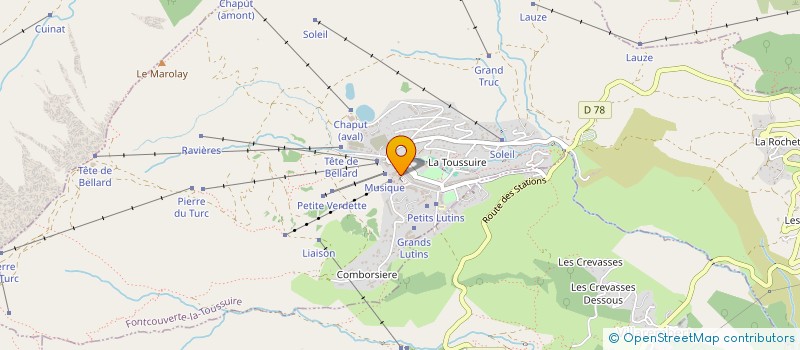 localisation de l'entreprise MONSIEUR ROMAIN DELEGLISE  LA TOUR-EN-MAURIENNE