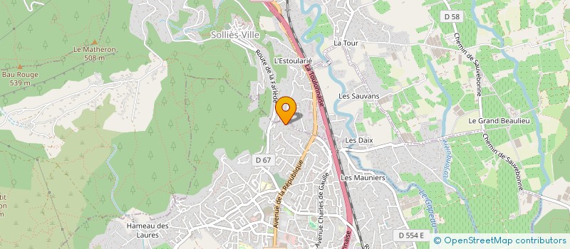 localisation de l'entreprise MONSIEUR ROMAIN DELFINO  LA FARLEDE