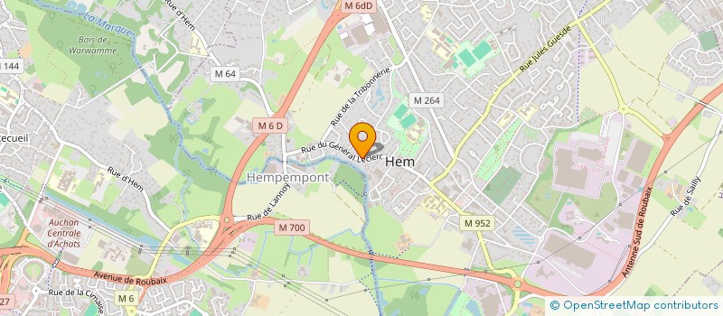 localisation de l'entreprise MONSIEUR ROMAIN DELIEGE  HEM