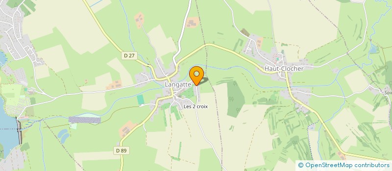 localisation de l'entreprise MONSIEUR ROMAIN DELORME  LANGATTE