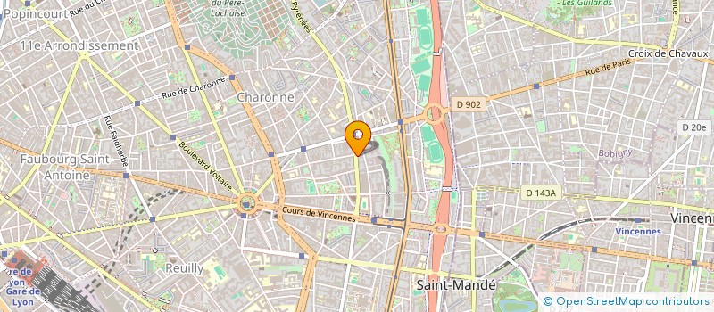 localisation de l'entreprise MONSIEUR ROMAIN DELOUTRE à PARIS