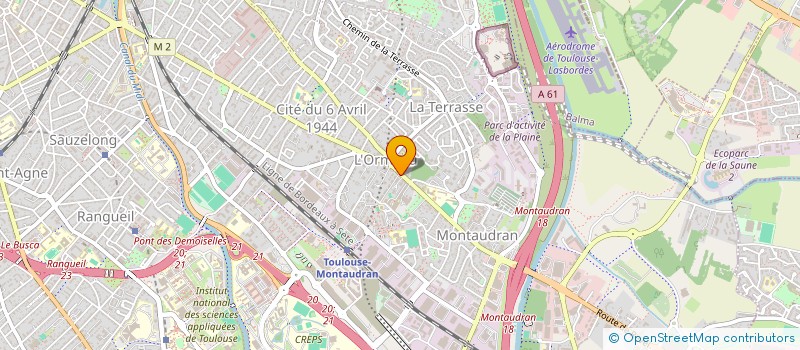 localisation de l'entreprise MONSIEUR ROMAIN DELRAN à TOULOUSE