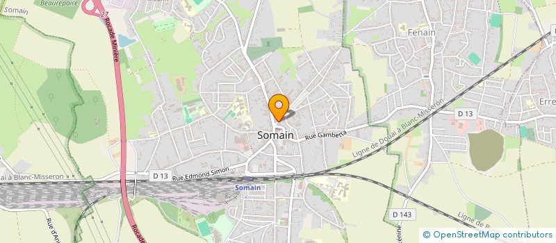 localisation de l'entreprise MONSIEUR ROMAIN DELTOUR  SOMAIN