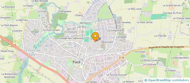 localisation de l'entreprise MONSIEUR ROMAIN DEMATTEO  LA MEZIERE