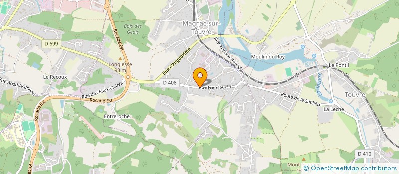 localisation de l'entreprise MONSIEUR ROMAIN DEMAZOIN-  MAGNAC-SUR-TOUVRE