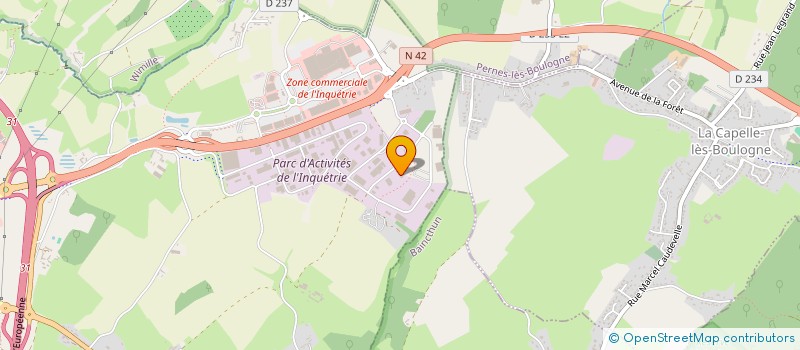 localisation de l'entreprise MONSIEUR ROMAIN DEMBRONT à SAINT-MARTIN-BOULOGNE