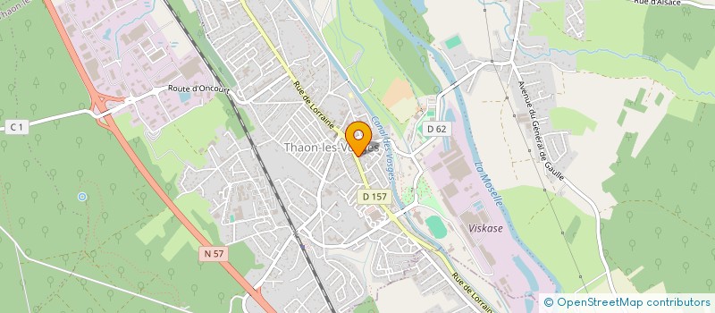 localisation de l'entreprise MONSIEUR ROMAIN DEMENGE  THAON-LES-VOSGES