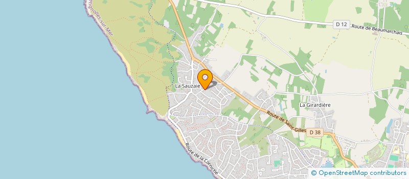 localisation de l'entreprise MONSIEUR ROMAIN DEMONGEOT  BRETIGNOLLES-SUR-MER